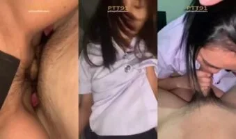Adik Kelas Penurut di Ajak Ngewe Crotin