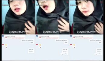OmeTv Abg Hijab Hitam Godain Pascol